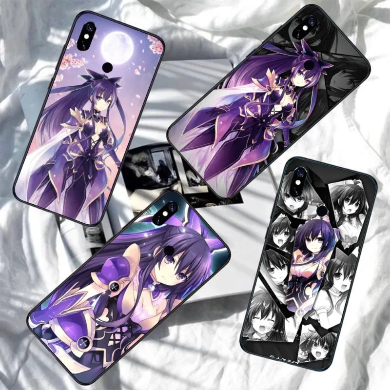 DAL Tohka Yatogami Phone Case for Xiaomi Redmi Note 11 10 9T 8 7 Pro 9 9A 9C 8 Black Soft Phone Cover Funda