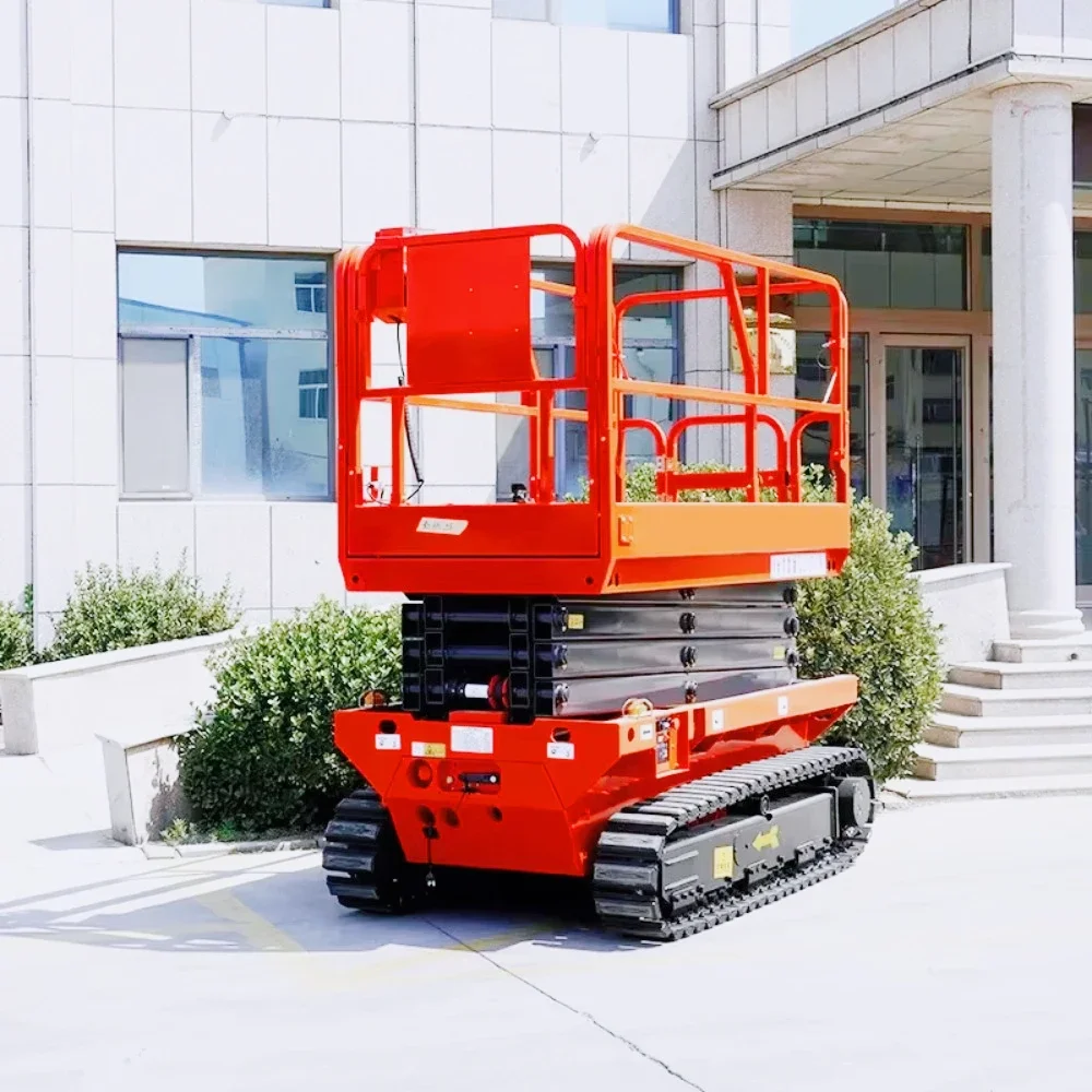

Crawler Scissor Lift 6-10M Hydraulic Platform Self-Propelled Dual Control Construction Machinery Hot Sale