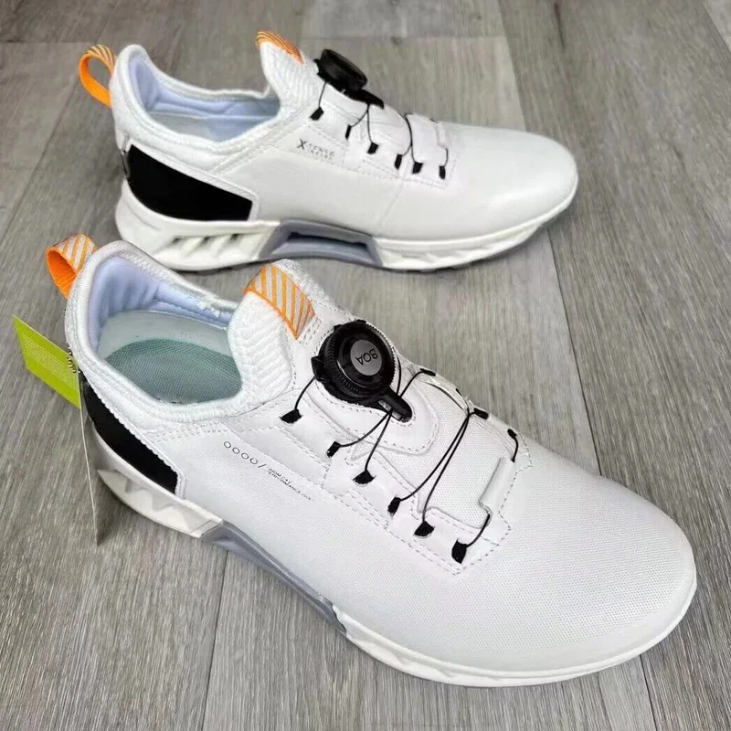 Professional Golf Shoes Men Genuine Leather Golf Sneakers Outdoor Walking Footwears