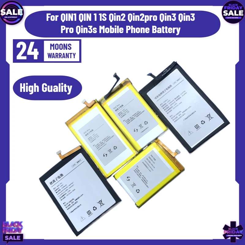 

New Battery for QIN1 QIN 1 1S Qin2 Qin2pro Qin3 Qin3 Pro Qin3s Mobile Phone Battery