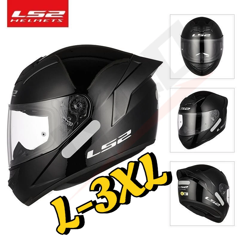 LS2 FF352 Motorcycle Helmet Unisex for Men and Women ECE Safety Certified Great for Track Racing Street Riding and Daily Commute
