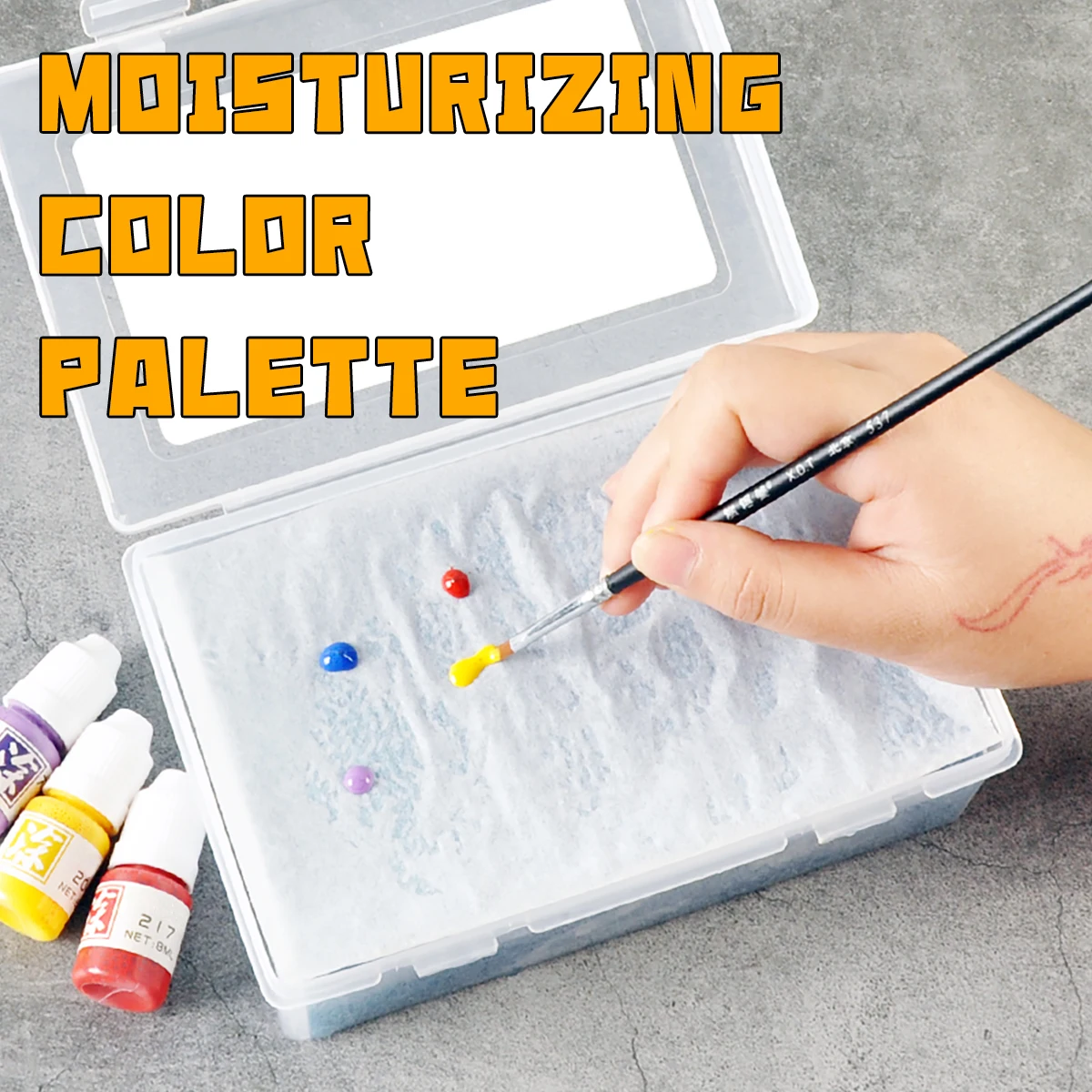 Everlasting Wet Palette The Army Painter Hydropack Bundle Stay Wet Palette Keeps Paint Painting Palette Tray with Lid Seal