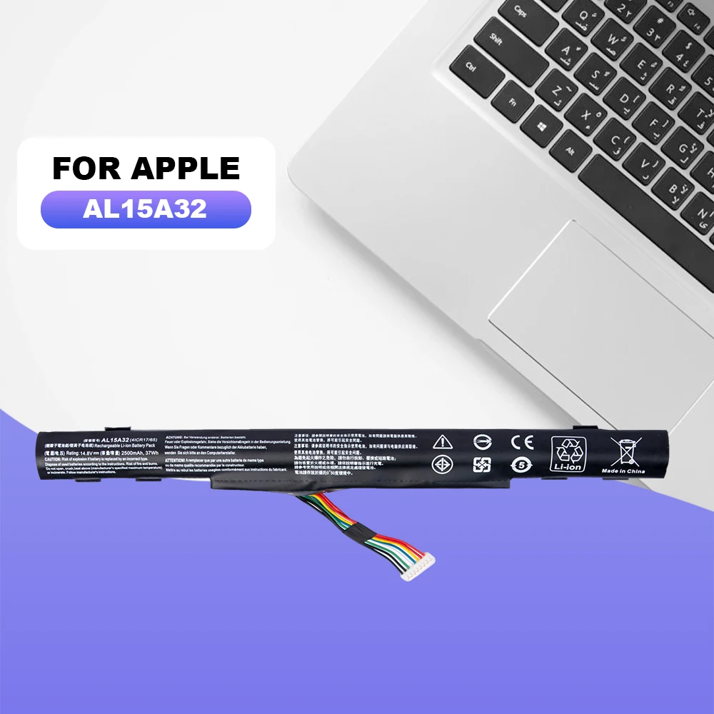 

AL15A32 Laptop Battery For Acer Aspire E5-422G 472 E5-473 E5-473G E5-522 522G E5-532 E5-532T E5-573G 36 Months Free Warranty