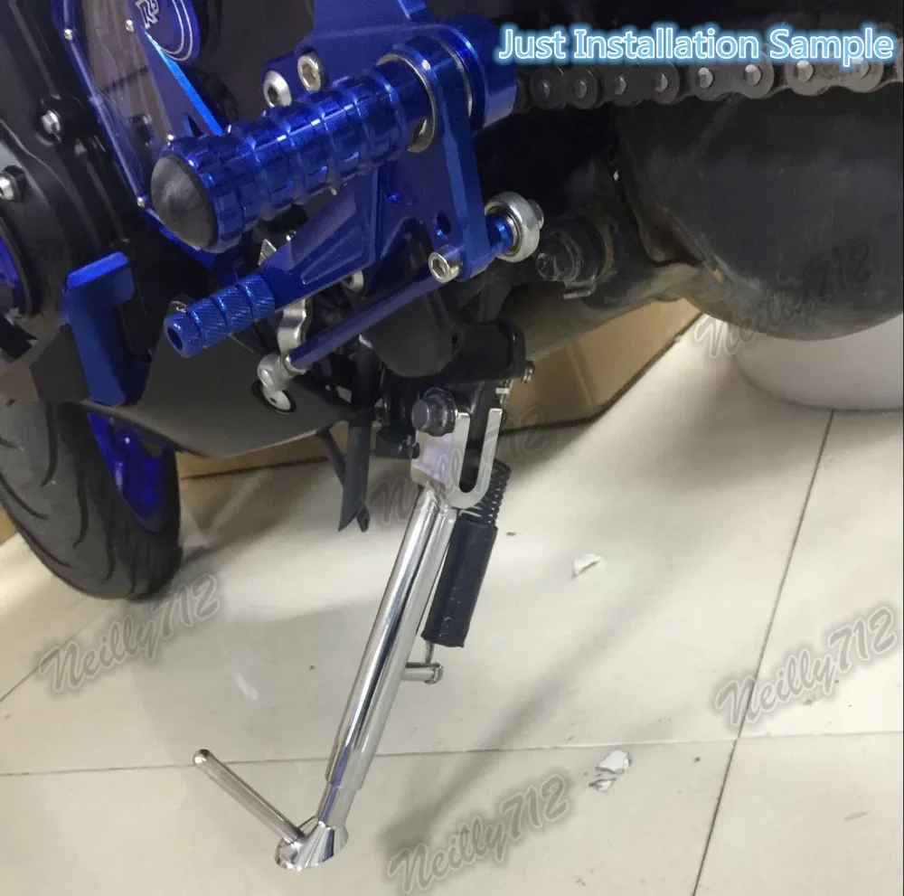 Sale Motorbike CNC Aluminum Adjustable Kickstand Foot Side stand Support For Yamaha YZF MT-03 MT03 2015 2016