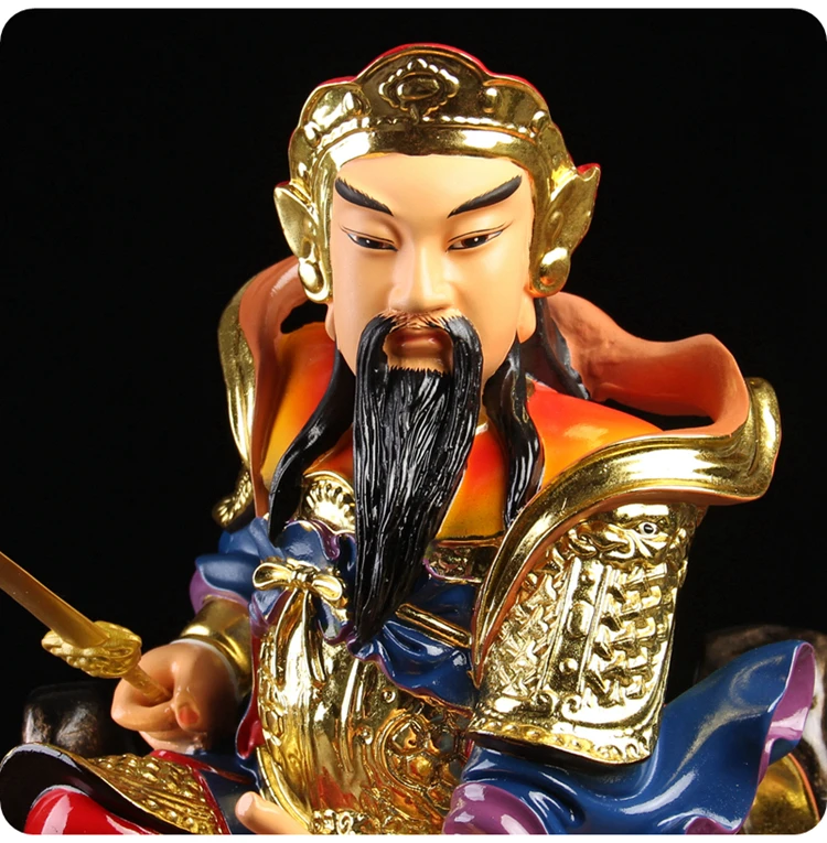 Wholesale Buddha Taoism ZHEN WU ZU SHI God figure Southeast Asia HOME protection Propitious Prosperity FENG SHUI Shrine statue