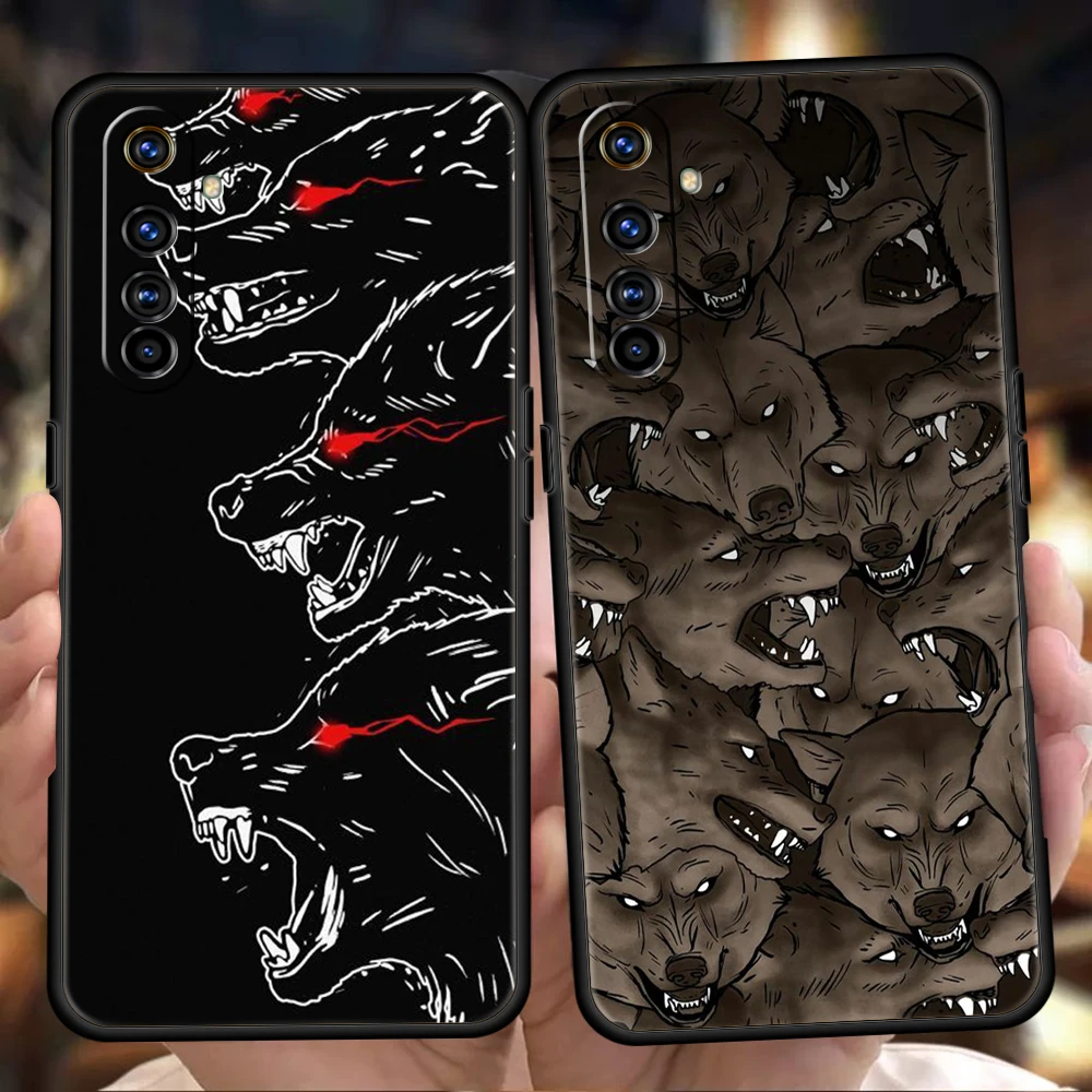 Задняя крышка с рисунком Луны и Ростов для Realme 8 9 10 Pro 8i 9i C3 C11 C21 C25 C35 GT2 GT Neo 2 3 3T Plus