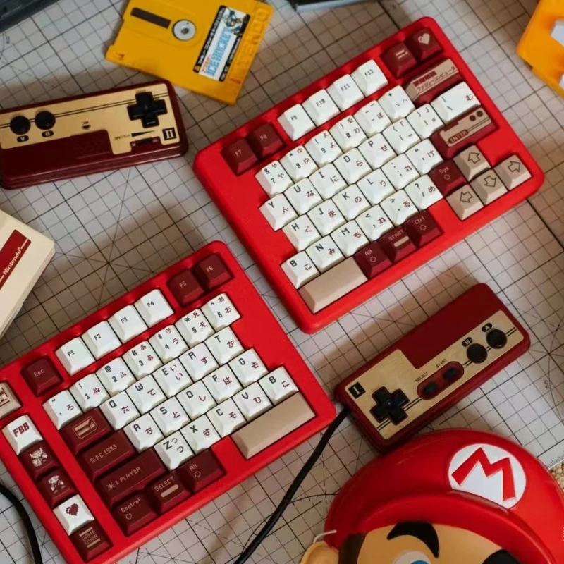 New Listing Jin75 Split Mechanical Keyboard Kit Custom 2.4G Single Mode Wireless Separate Keyboard Ergonomics Hot Plug QMK/VIAL