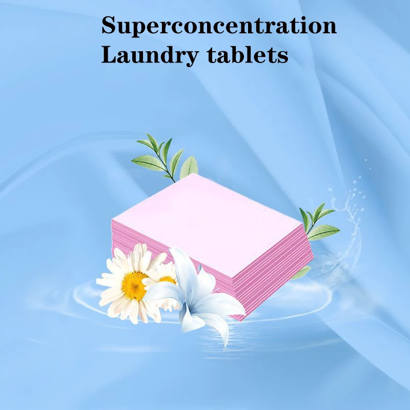 

Laundry Detergent Sheets - Laundry Sheets in Washer, Laundry Sheets Detergent, Deep Cleaning Laundry Soap Tablets, Eco Friendly