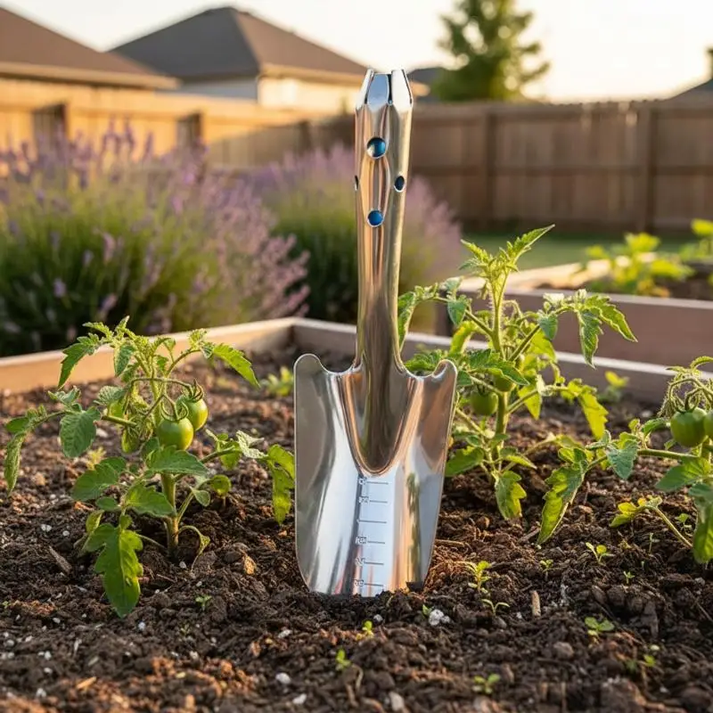 Stainless Steel Small Shovel for Planting Accessories with Strong Construction for Flower Gardens