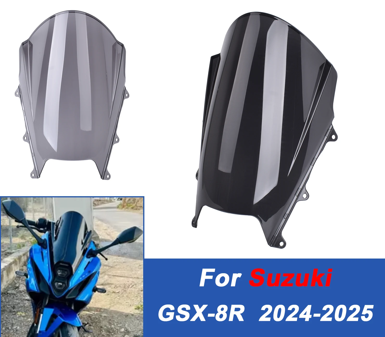 スズキ-gsx-8r-gsx-8r-gsx8r-含む-2024-2025-用-オートバイフロントウインドシールド-ウインドディフレクター-シールドスクリーン
