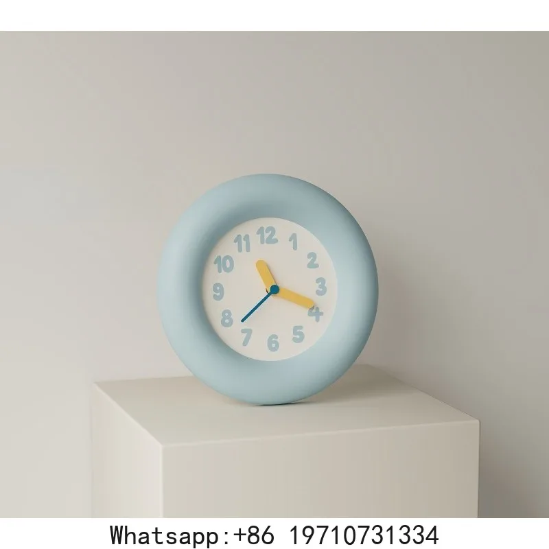 

Cute Hanging Watch Creative Wall Clock Vintage Round Clock Decorative Clock