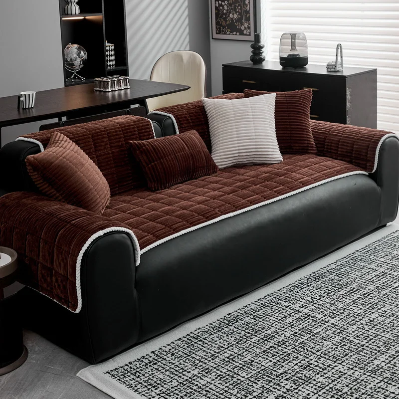جديد رشاقته أفخم غطاء أريكة عدم الانزلاق الأريكة منشفة حصيرة بلون جميع المواسم العالمي الأرائك الغلاف لغرفة المعيشة شوبافا 커wers #1