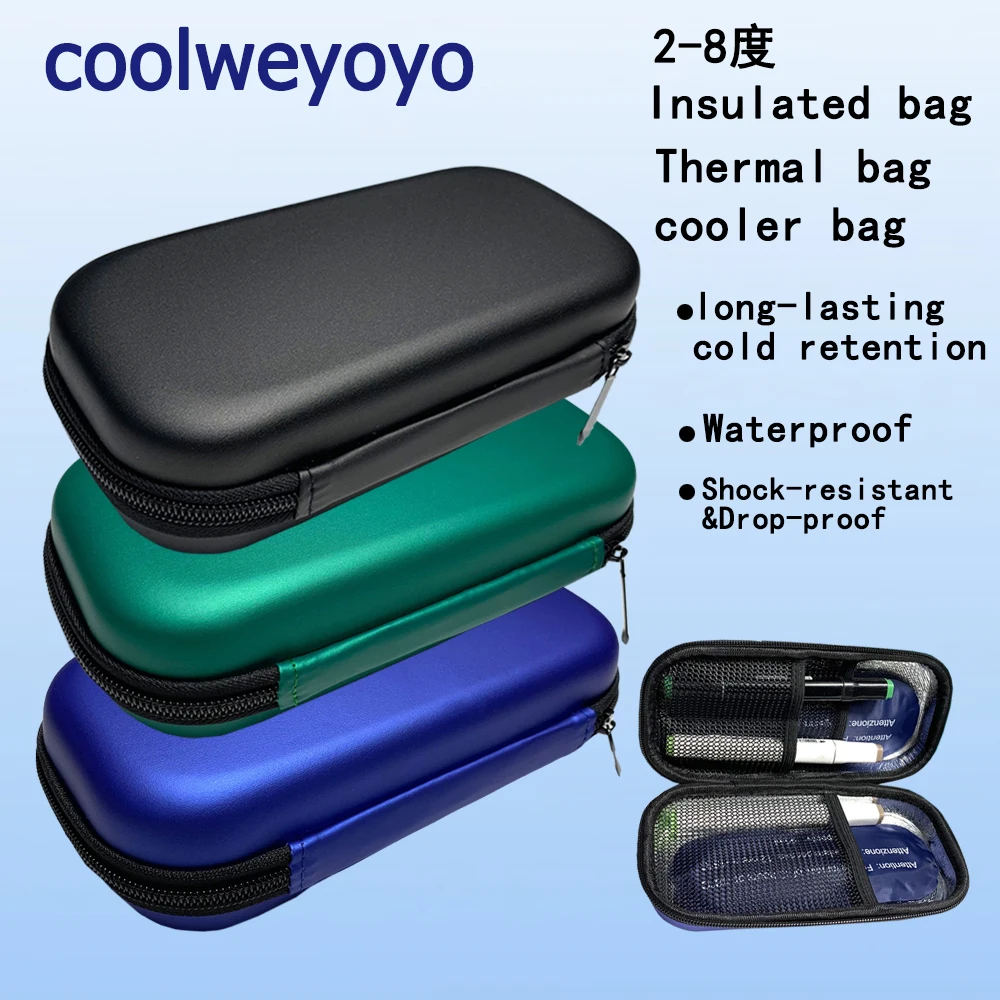 Portable Insulin Cooling Case Waterproof Diabetic Pocket Pill Protector Carry-on Protector Pill Refrigerated Drug Freeze
