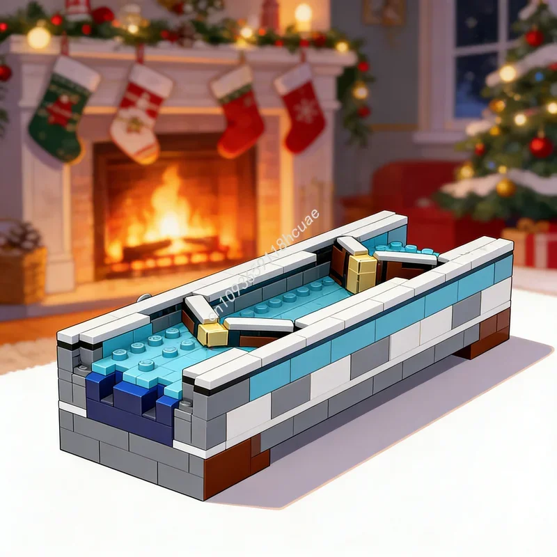 

532pcs MOC City Canal Lock Model Building Blocks Construction Toy Christmas Gifts DIY Creative Assemble Education Idea Brick