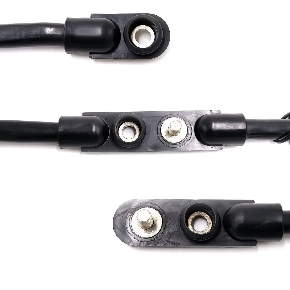 كابل بطارية متعدد المجموعة 31 8 بوصة 1/0 4 للشاحنة مارين قارب Yachet RV قافلة محرك قافلة - أسود Negati