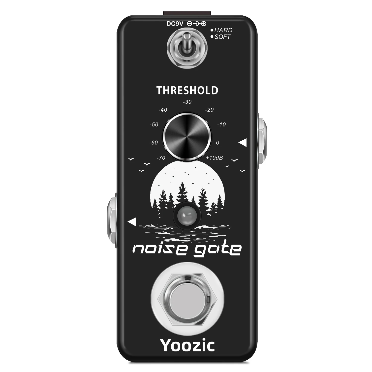 

Yoozic-LEF-319 Guitar Noise Gate Pedal, Noise Killer Pedals, Noise Suppression Effects for Electric Guitar, Hard, Soft, 2 Modes