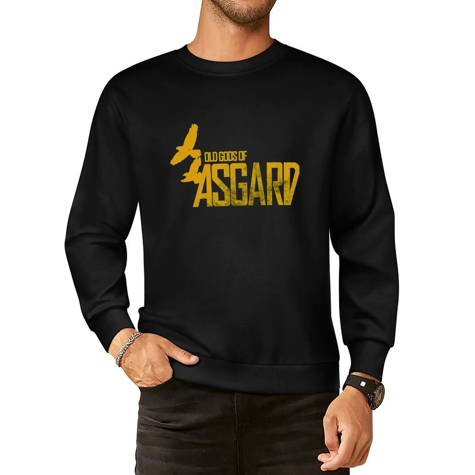 

Alan Wake Inspired Old Gods of Asgard Band Pullover Hoodie autumn autumn new products aesthetic sweatshirts