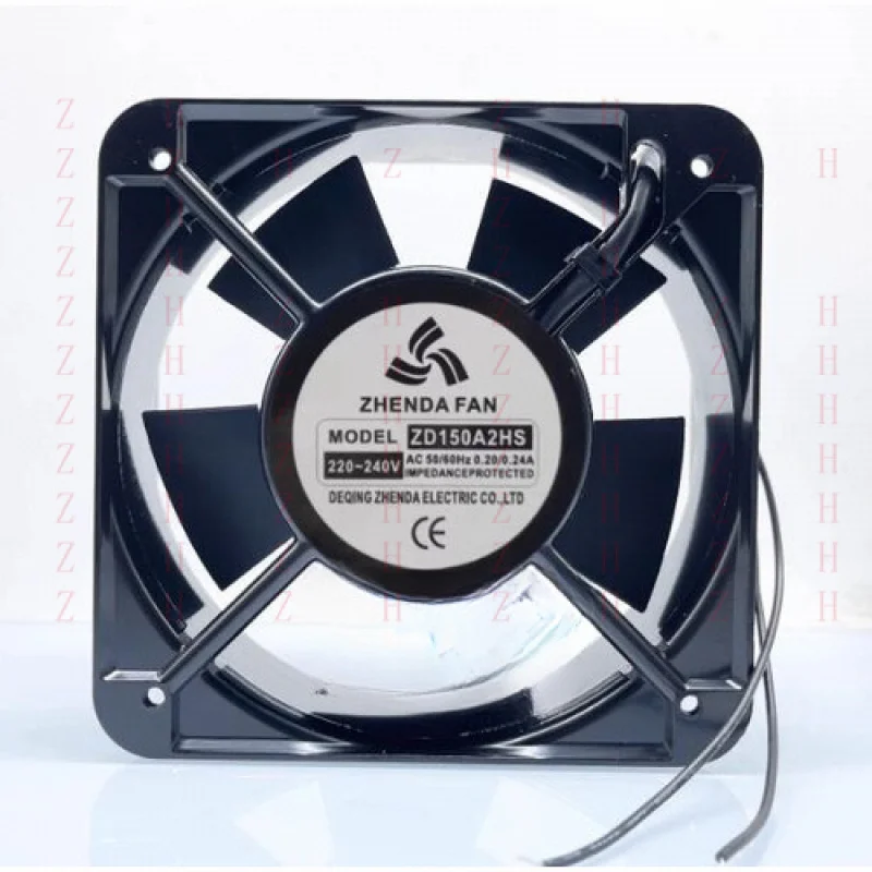 

XXZ for 1PC ZHENDA 150* 50 15CM ZD150A2HS 220-240V 0.20A Cabinet Cooling Fan