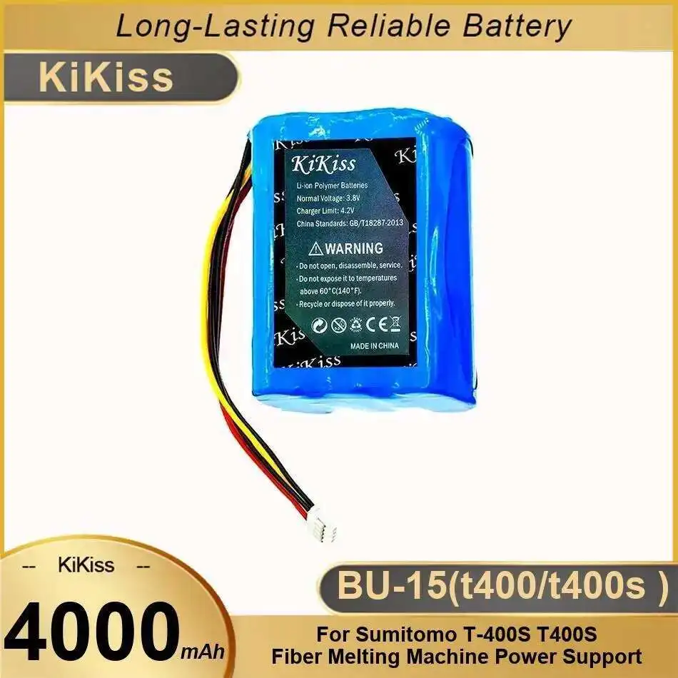 

Battery BU-15 T400 T400s 4000Mah For Sumitomo T-400S T400S Fiber Melting Machine Power Support