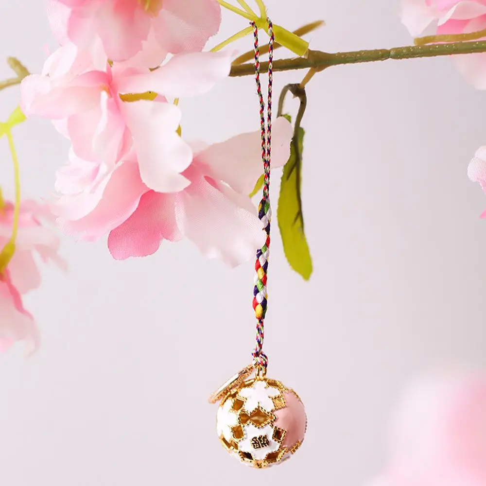 Fashion Japanese Bell Sakura Gift Guardian Jewelry Key ring Accessories Keychain