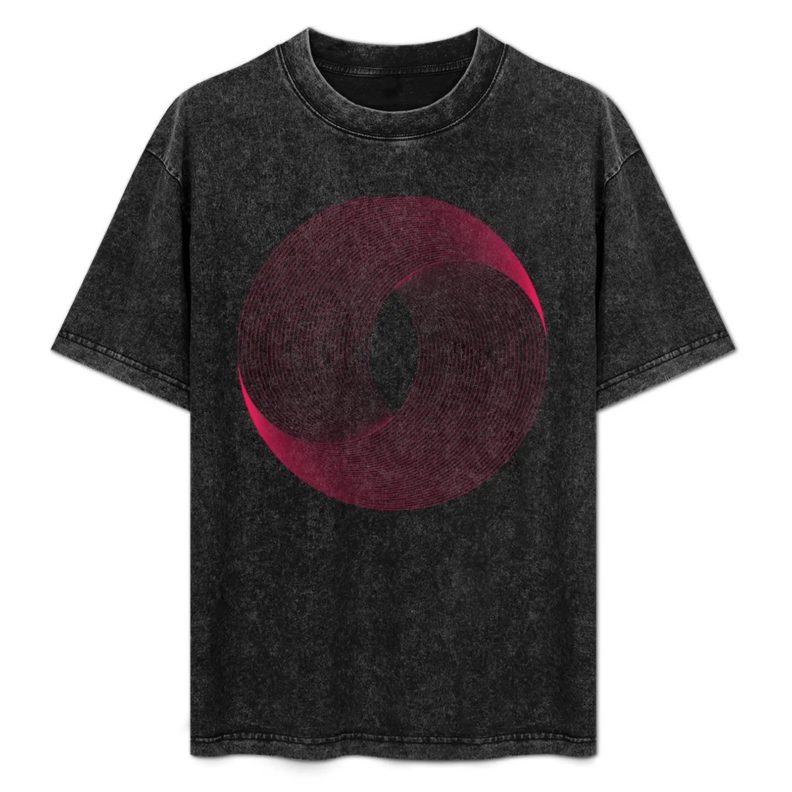 

Geometric Magenta color 3D Circle T-Shirt Independence Day Short Sleeve T-Shirt