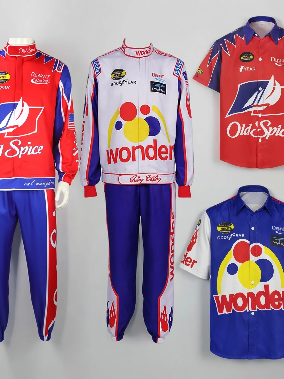 

Ricky Bobby Racing Suit Professional Sports Outfit Tara De La Noche Cosplay Costume Halloween Party Wear Ladies Set