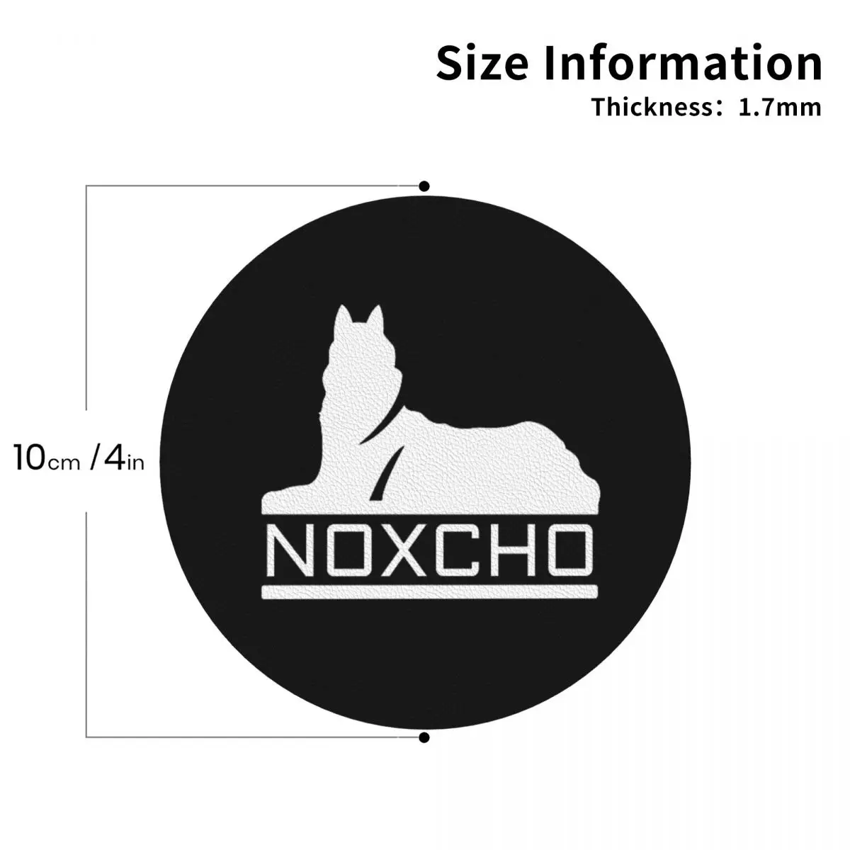 

Chechen Borz (2)1 Coasters Leather Placemats Non-slip Insulation Coffee Mats For Home Kitchen Dining Pads Set of 4