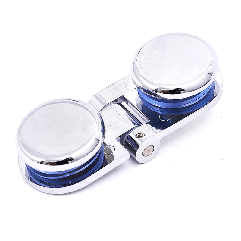 Glass Holder Thickened Glass Door Hinge Double Hinge Cabinet Bathroom Glass Clip Wine Cabinet Glass Window Hinge