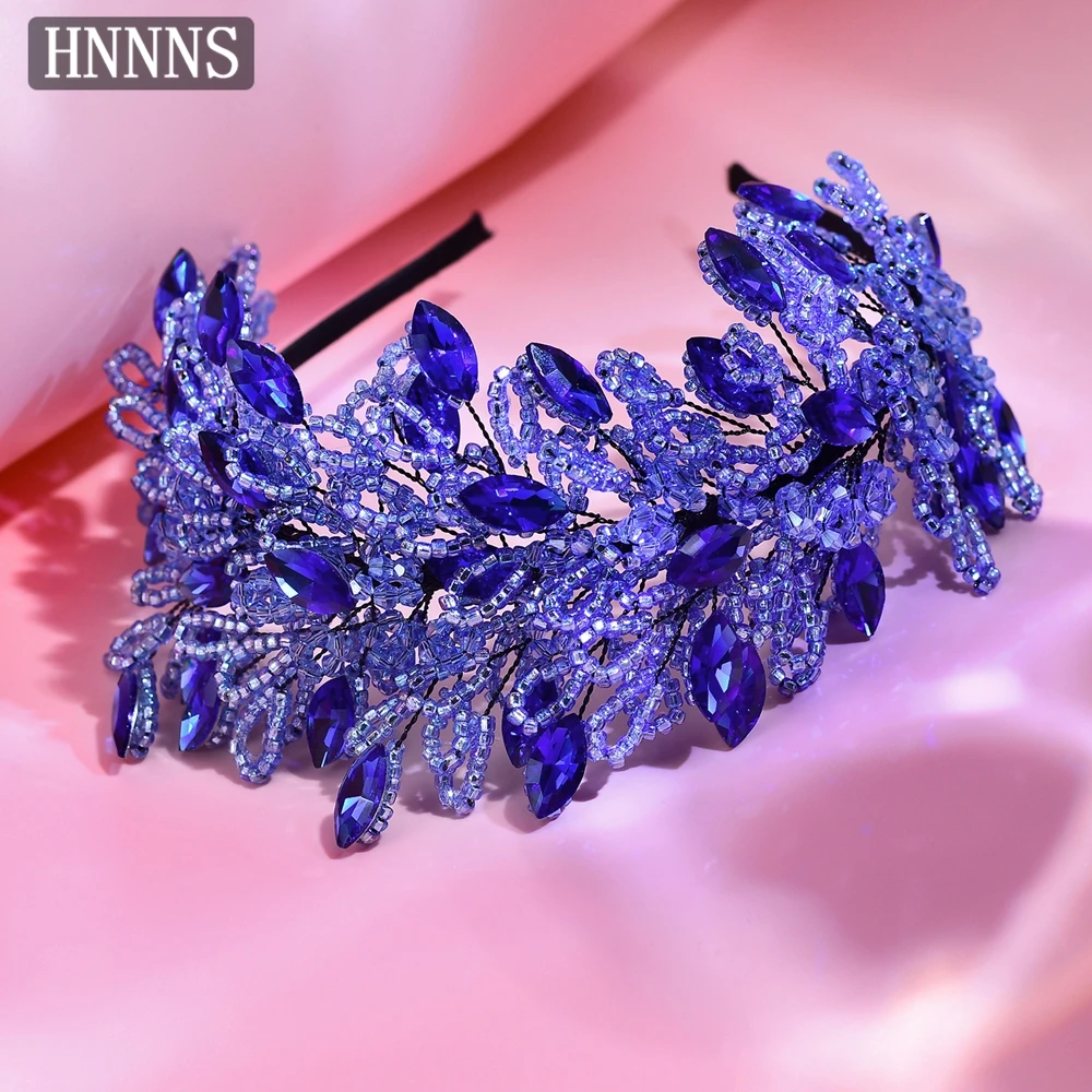 TOPQUEEN حفلات الزفاف الأنيقة الفاخرة Headbands اليدوية حبة النسيج المرأة مأدبة حفلة رائعة إكسسوارات الشعر YXA165 #5