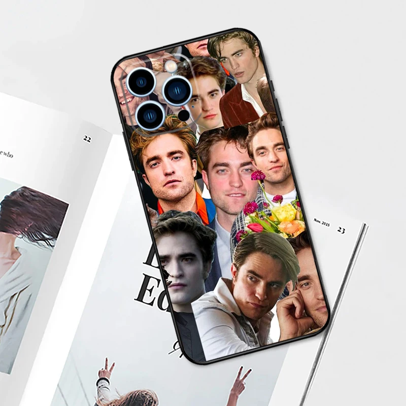 Robert Pattinson Case For iPhone 15 16 14 13 12 11 Pro Max Mini Cover X XR XS 8 7 14 15 16 Plus Accessories