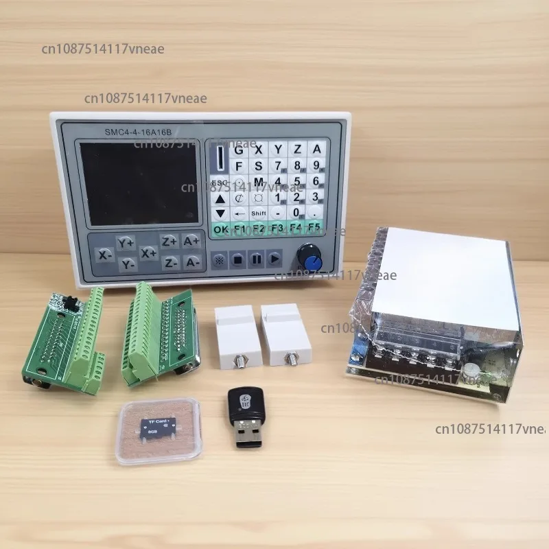 1 Pcs for TEBAK SMC4-4-16A16B Cnc Motion Controller 50KHZ 4-Axis Offline Control for Engraving Machine System