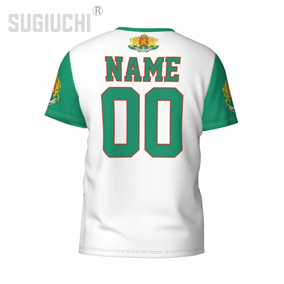 Custom Name Number Bulgaria Flag Emblem 3D T-shirts For Men Women Tees team Clothes Soccer Football Fans Gift T shirt - view 3