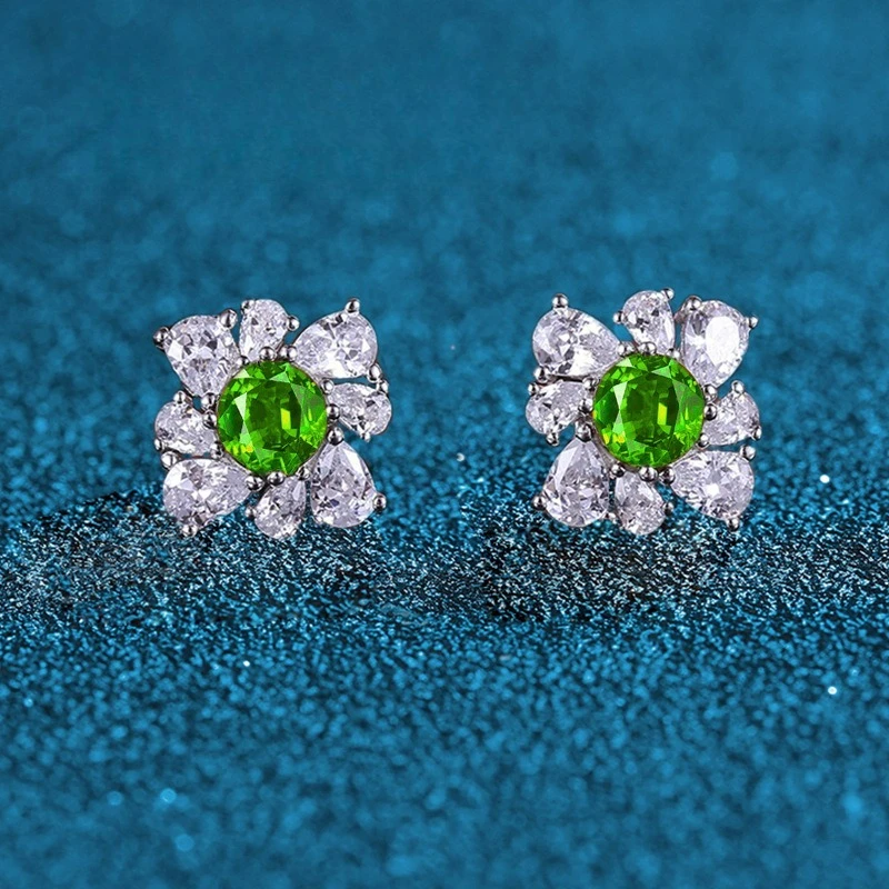 

PT950 платиновый искусственный культивированный драгоценный камень имитация голубя кровь красный зеленый нано-синий женский серьги в форме капли