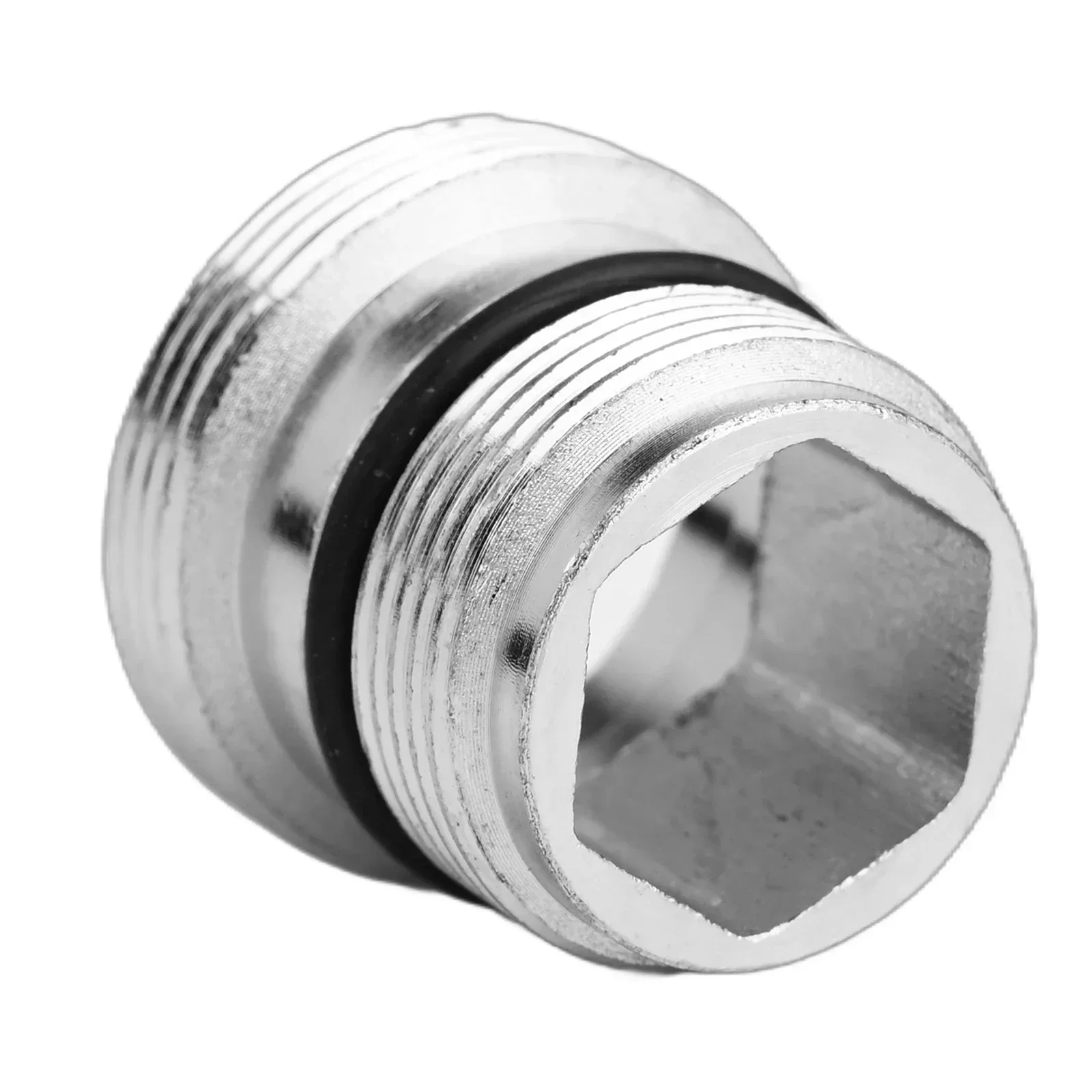 Adaptadores de grifo, conector aireador de burbujeador integrado con sello de goma M18.5 a M22, adaptador de grifo purificador de agua de rosca macho, 4 Uds.