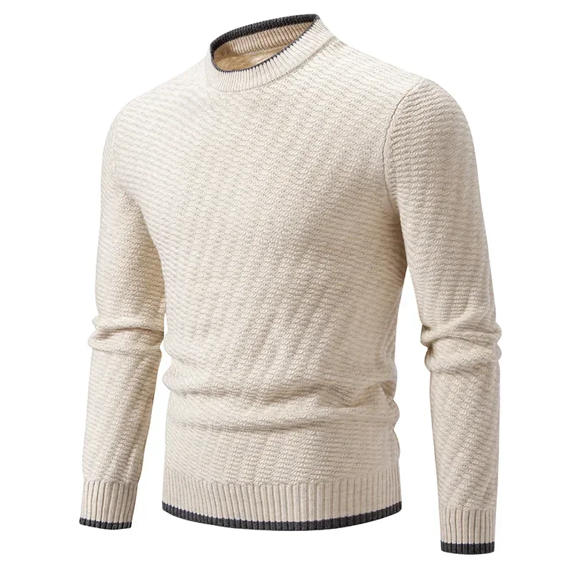 Pull chaud en tricot décontracté pour hommes, pull de Noël, haute qualité, automne, hiver, nouveau