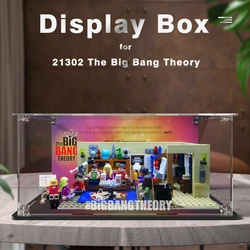 Acrylic Display Box for Lego 21302 The Big Bang Theory Clear Display Case Model Toy Show Box  (Lego Set not Included）