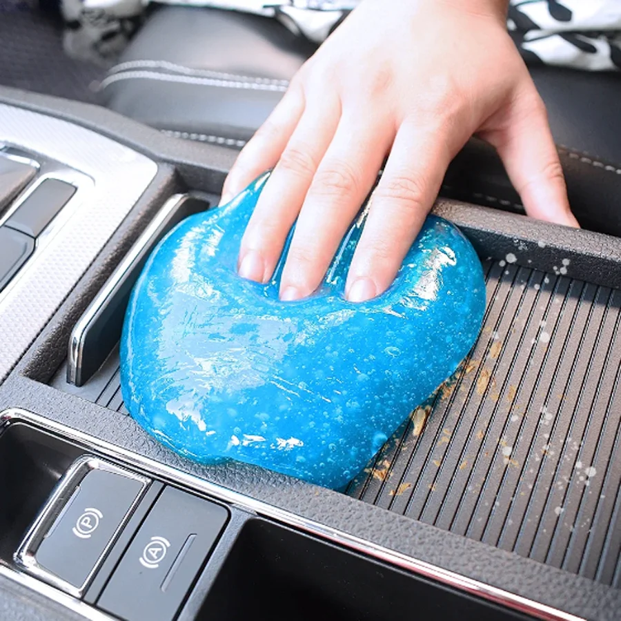 Car Cleaning Gel Air Vent Dashboard Laptop Keyboard Magic Car Wash Interior Dust Dirt Mud Gap Reusable Cleaning Wash Tool