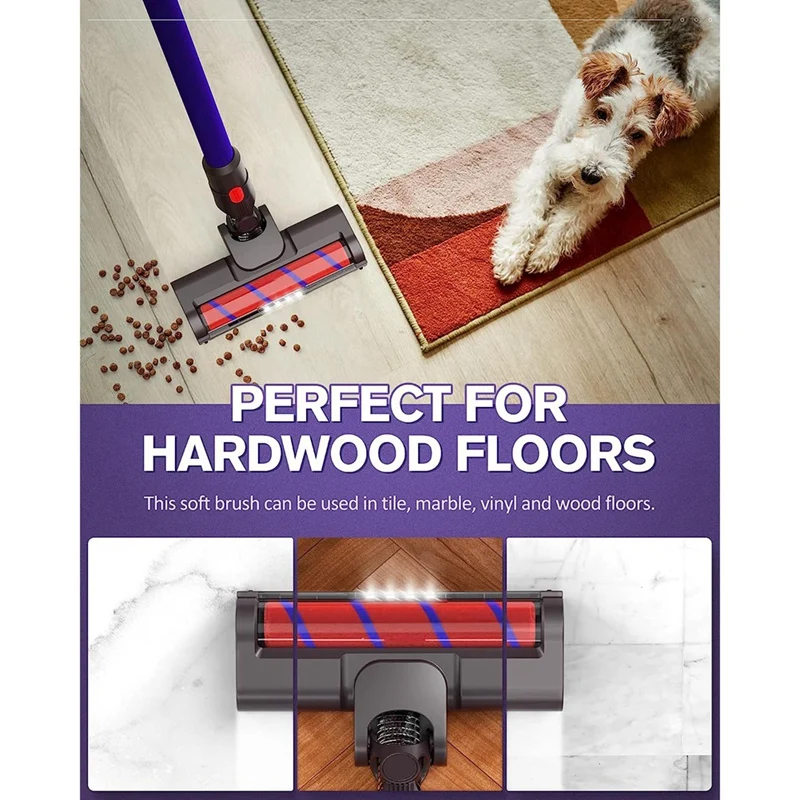 رأس فرشاة ل دايسون الكهربائية فراغ ، البلاستيك نظافة ، استبدال أجزاء ، V7 ، V8 ، V10 ، V11 ، V15 ، 1 قطعة