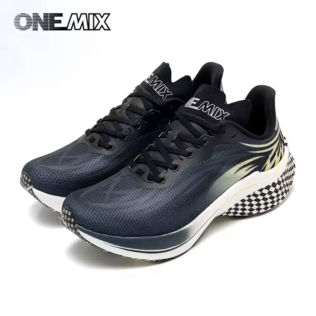 

ONEMIX Professional Training Running Shoes for Men Racing Sport Shoes Breathable