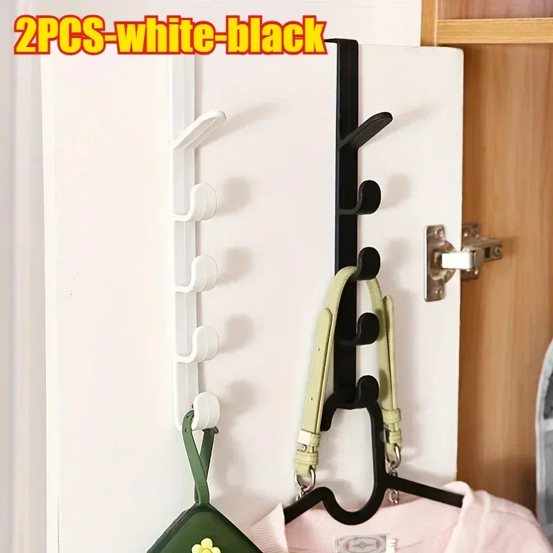 Over The Door Plastic Clothes Hanging Rack