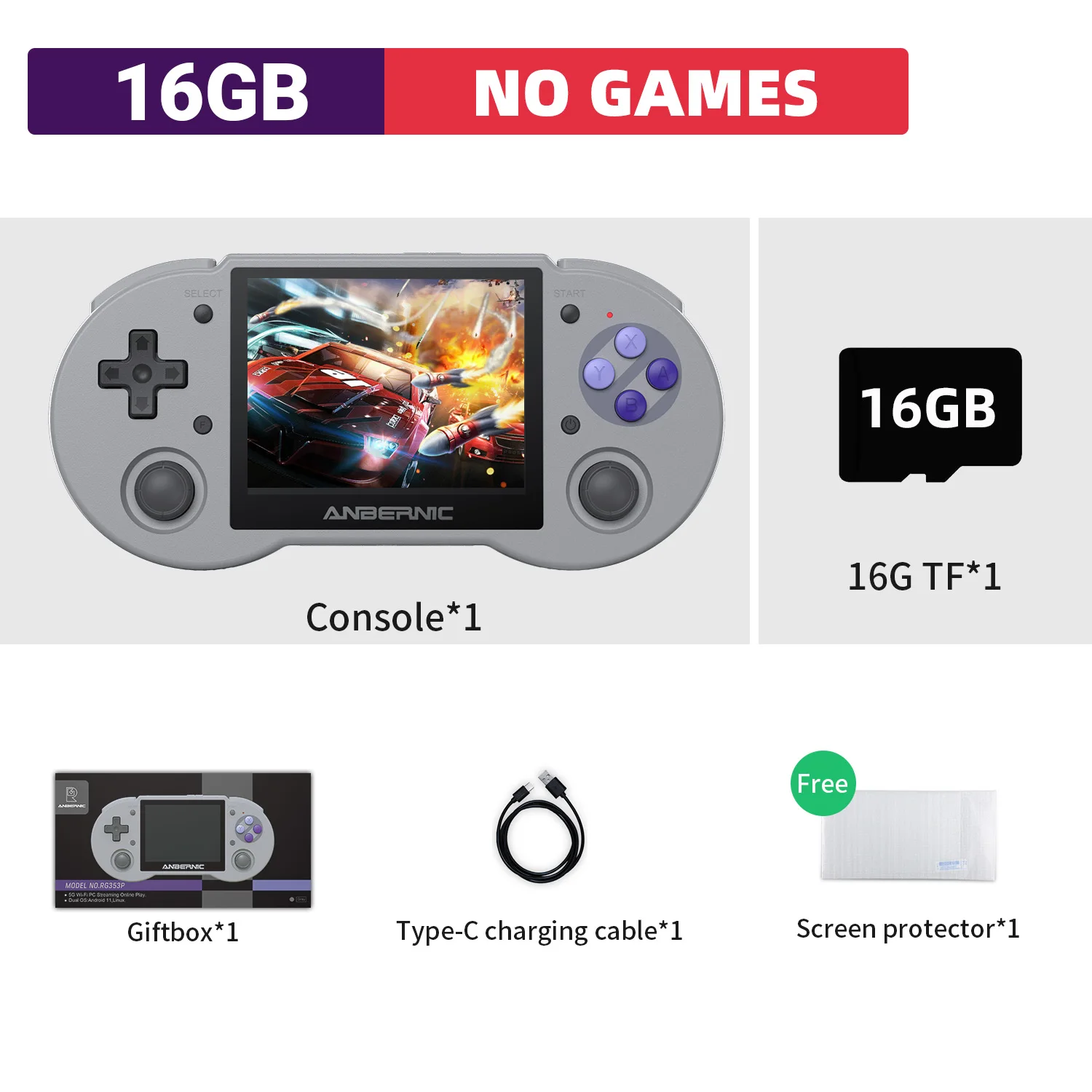 Anbernic RG353P Retro Handheld Video Game Console 3.5-inch IPS