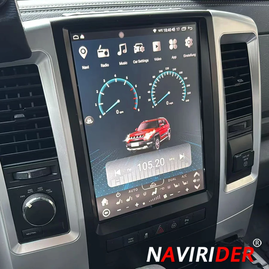 

Touch Screen For Dodge RAM 2009-2012 Car Radio Head Unit Wireless Carplay Apple Android Auto System Multimedia Player Headunit