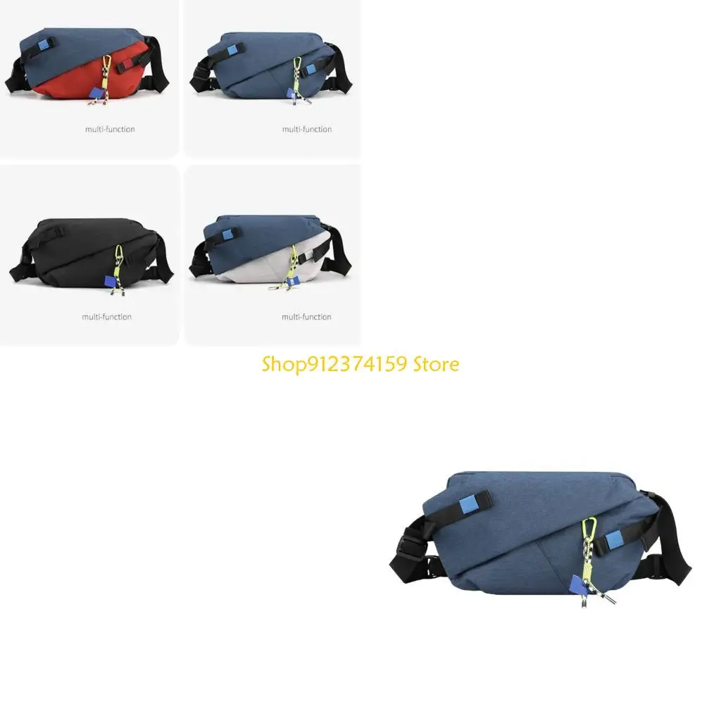 

G5AE Messager Bag Slings Crossbody Bag Multi Pocket Slings Bag Women Men Shoulder Bag