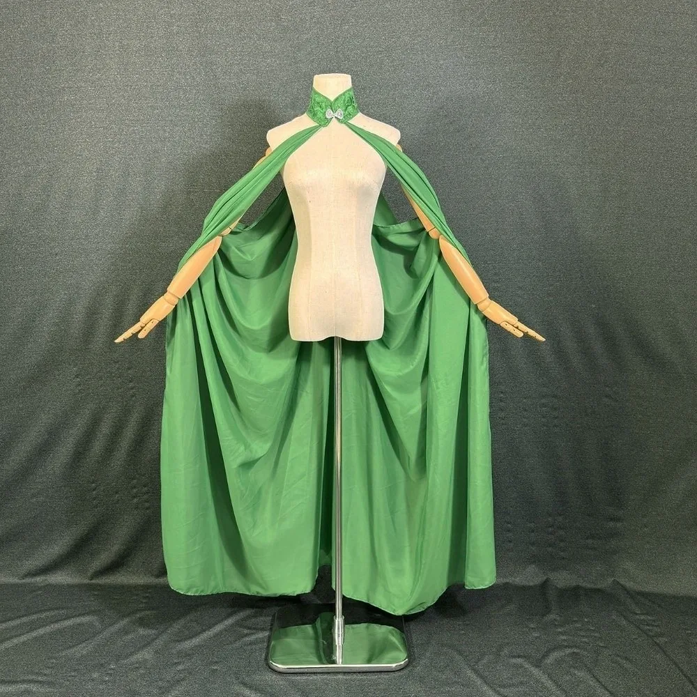 Fashion Chiffon Shawl Cape Goth Solid Color Hallowmas Cloak Shawl Wrap Lightweight Light Coat Robe Cosplay Princess