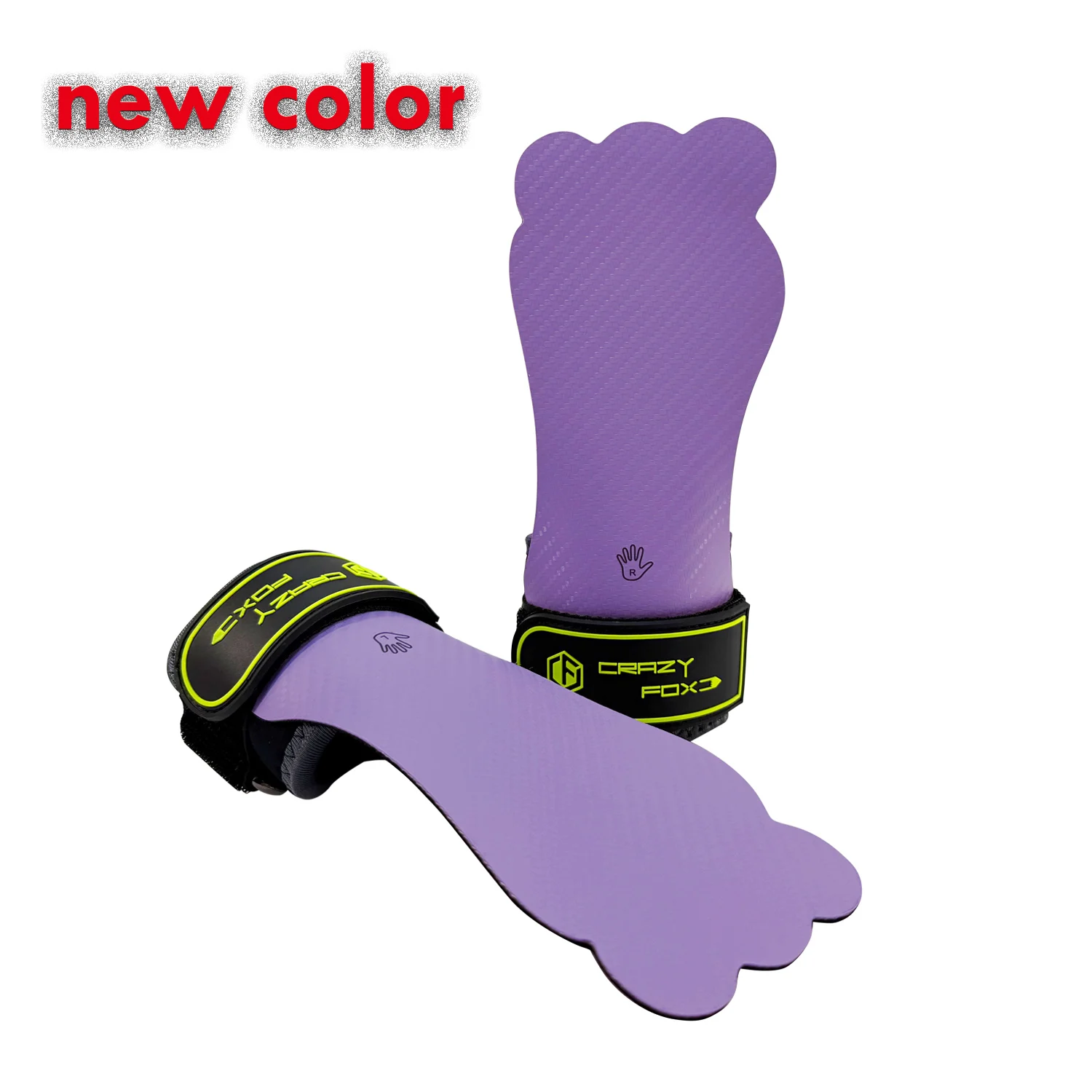 Crazy Fox  Hand Grips Colorful Magnesium Free Calleras Durable Anti-Slip for Weightlifting Pull Up Cross Training Gymnas