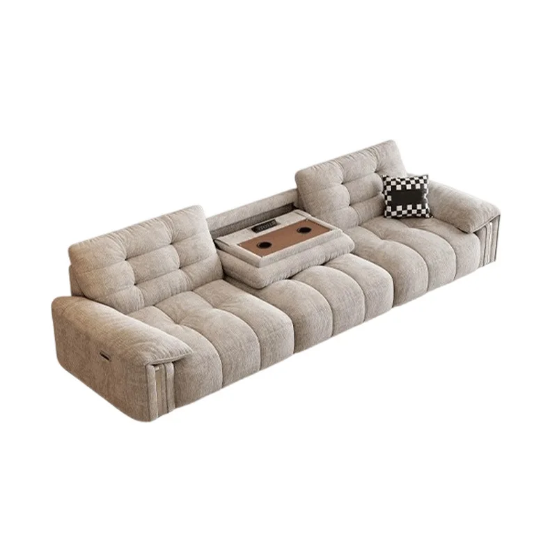 Art sofa living room retro medieval style cloud 2026 new intelligent function sofa electric trailer