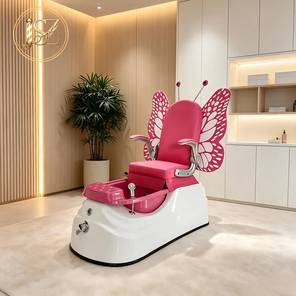 Novel Butterfly Shape Adjustable Recline Chair Special For Kids Manicure Pedicure Salon view 3