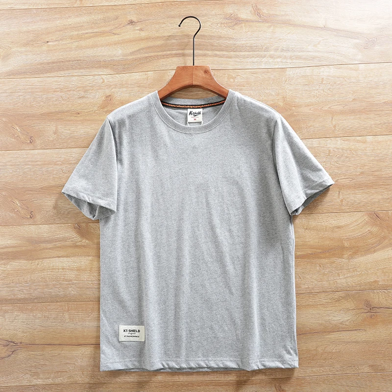 320GSM الوزن الثقيل نحى وغسلها 100% القطن الرجال الأمريكية تي شيرت غير رسمي المتضخم للجنسين زوجين قصيرة الأكمام تيز الصيف