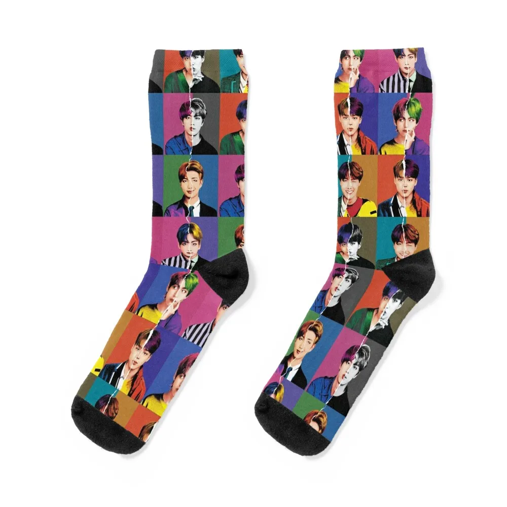 

Bangtan Popart Socks cute Hiking boots fashionable Men's Socks Women's