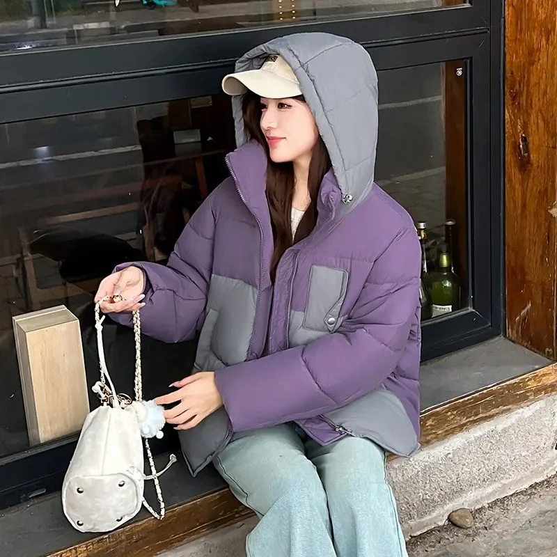 

Новинка 2025, модная зимняя куртка-паркер, высококачественное красивое хлопковое пальто, женское толстое корейское пальто, сохраняющее тепло пальто